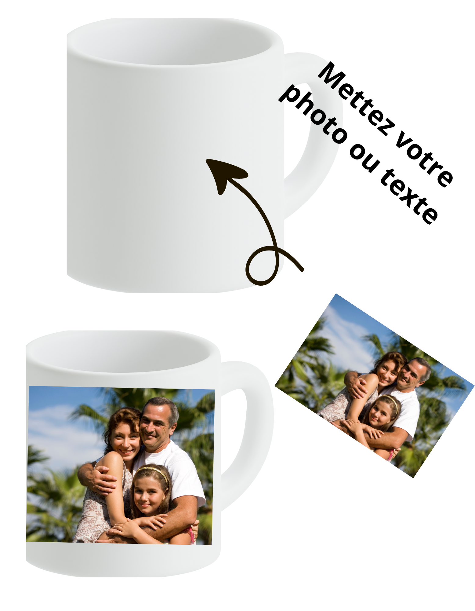 tasses en céramique personalisées